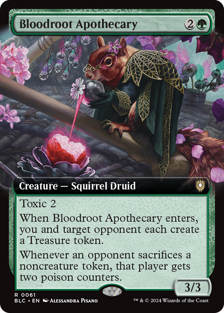 Bloodroot Apothecary (Extended Art) (61) [Bloomburrow Commander] - Deck Out Gaming