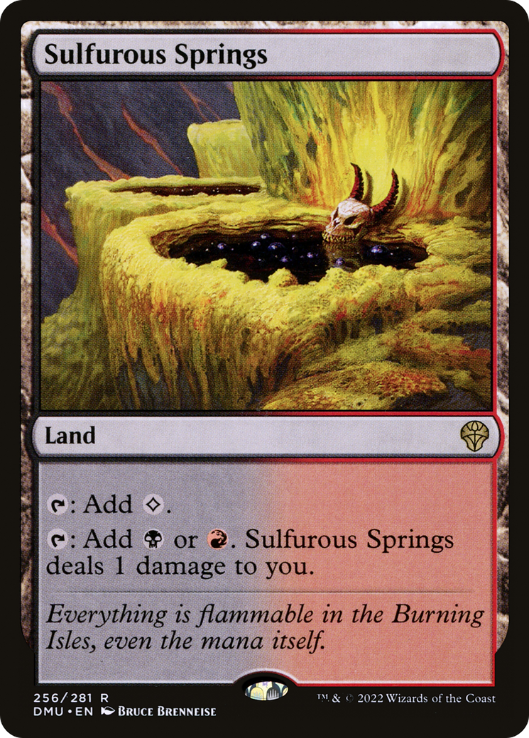 Sulfurous Springs (256) [Dominaria United] - Deck Out Gaming