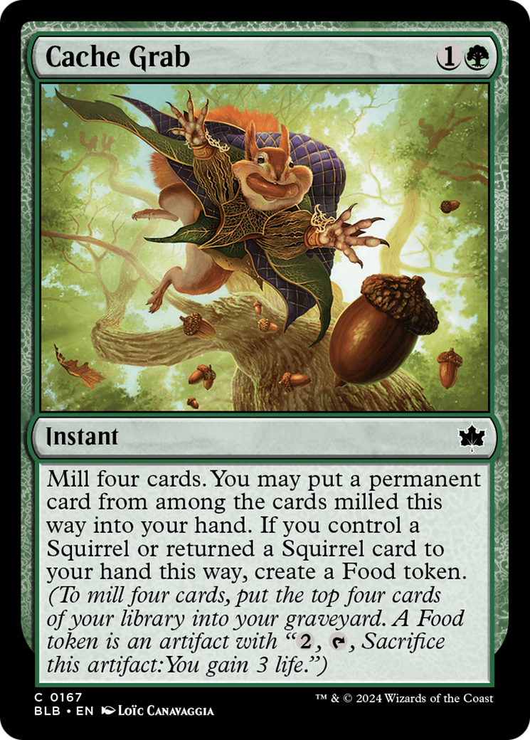 Cache Grab (167) [Bloomburrow] foil - Deck Out Gaming