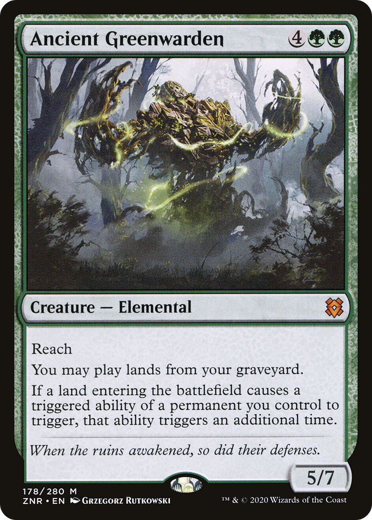 Ancient Greenwarden (178) [Zendikar Rising] foil - Deck Out Gaming