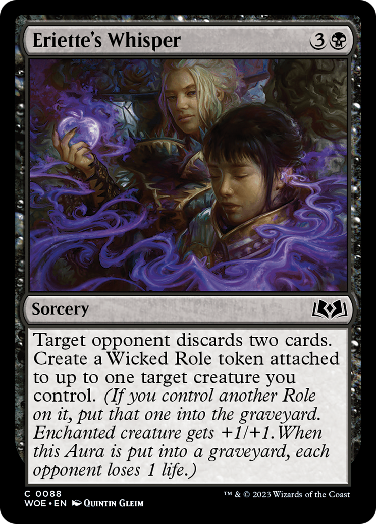 Eriette's Whisper (88) [Wilds of Eldraine] - Deck Out Gaming