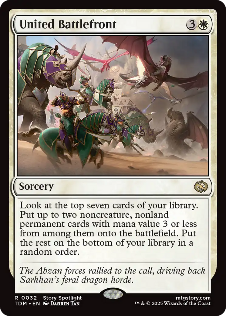 United Battlefront (32) [Tarkir: Dragonstorm] - Deck Out Gaming