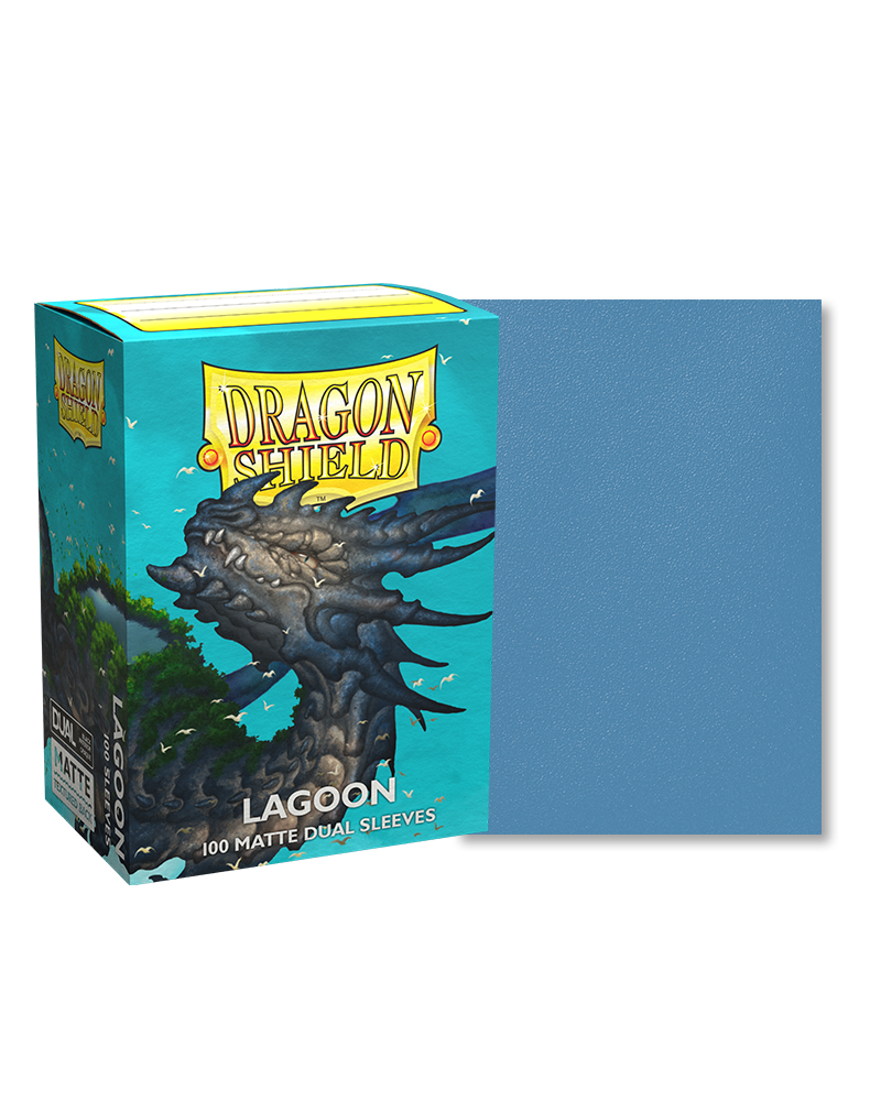 Dragon Shield Standard Size Dual Matte Sleeves - Lagoon - 100 Count
