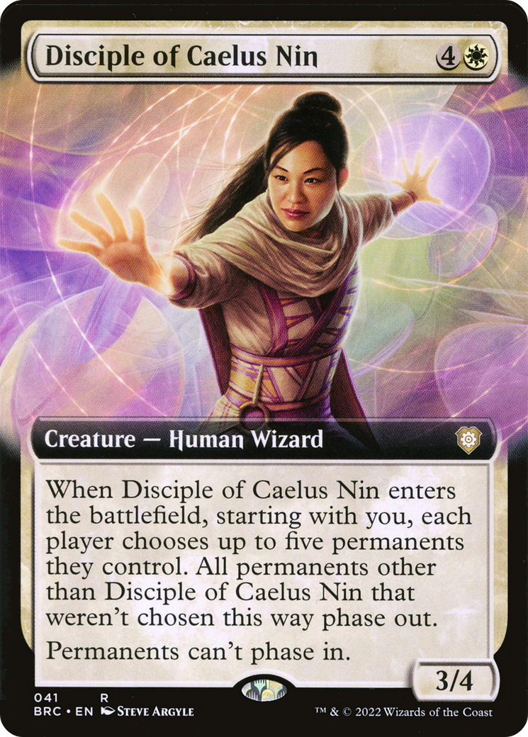 Disciple of Caelus Nin (Extended Art) (41) [The Brothers' War Commander] - Deck Out Gaming
