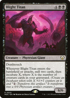 Blight Titan (25) [March of the Machine Commander] - Deck Out Gaming