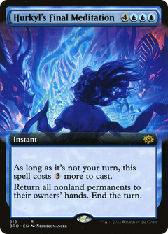 Hurkyl's Final Meditation (Extended Art) (315) [The Brothers' War] - Deck Out Gaming