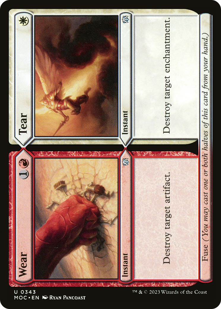 Wear // Tear (343) [March of the Machine Commander] - Deck Out Gaming