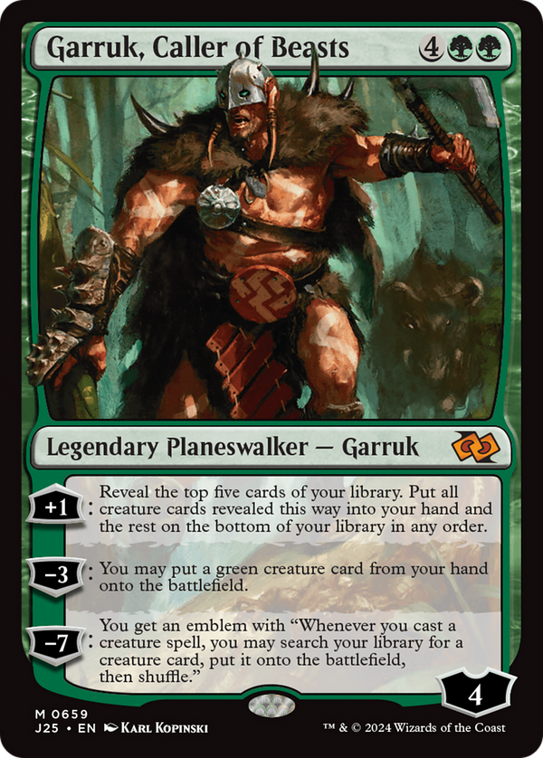 Garruk, Caller of Beasts (659) [Foundations Jumpstart] - Deck Out Gaming