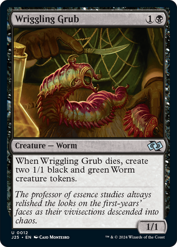 Wriggling Grub (12) [Foundations Jumpstart] - Deck Out Gaming