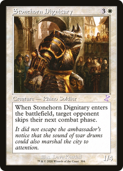 Stonehorn Dignitary (304) [Time Spiral Remastered] - Deck Out Gaming
