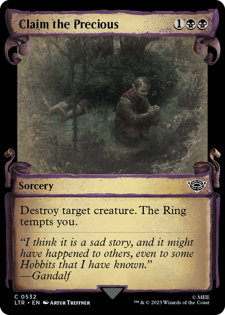 Claim the Precious (Showcase Scrolls) (532) [The Lord of the Rings: Tales of Middle-earth] - Deck Out Gaming