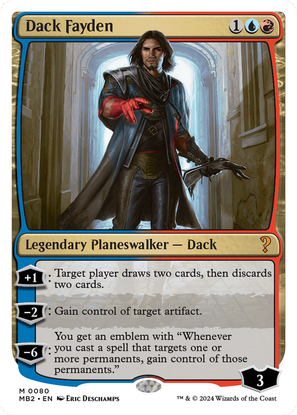 Dack Fayden (White Border) (80) [Mystery Booster 2] - Deck Out Gaming