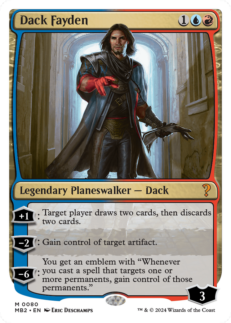 Dack Fayden (White Border) (80) [Mystery Booster 2] - Deck Out Gaming