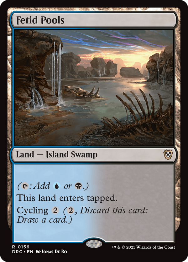 Fetid Pools (156) [Commander: Aetherdrift] - Deck Out Gaming