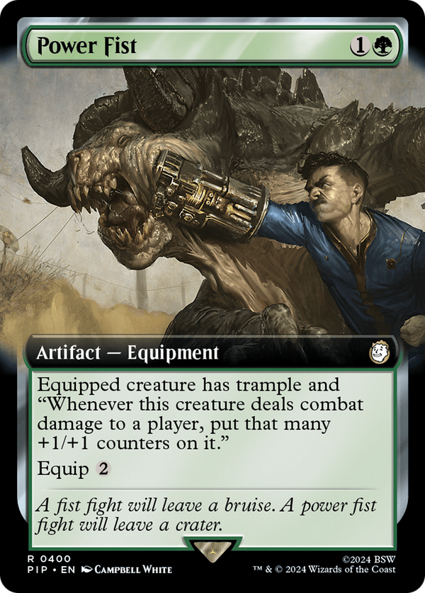 Power Fist (Extended Art) (400) [Fallout] foil - Deck Out Gaming