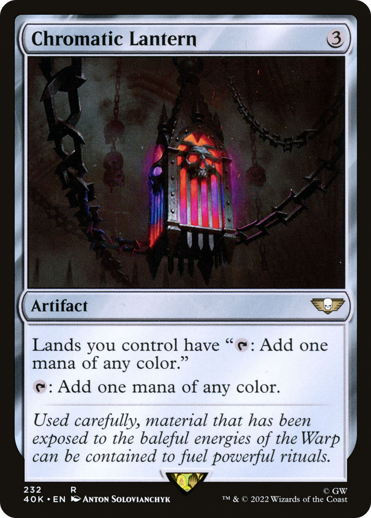 Chromatic Lantern (232) [Universes Beyond: Warhammer 40,000] - Deck Out Gaming