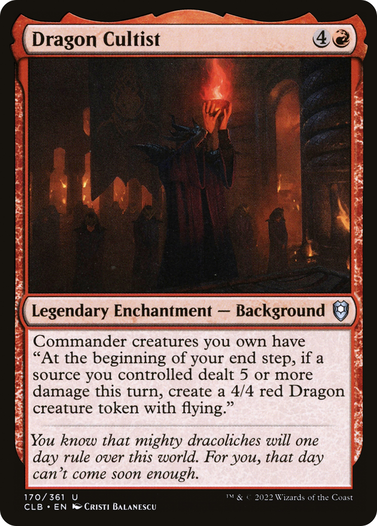 Dragon Cultist (170) [Commander Legends: Battle for Baldur's Gate] - Deck Out Gaming