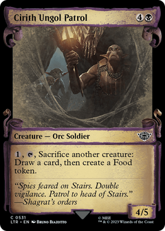 Cirith Ungol Patrol (Showcase Scrolls) (531) [The Lord of the Rings: Tales of Middle-earth] foil - Deck Out Gaming