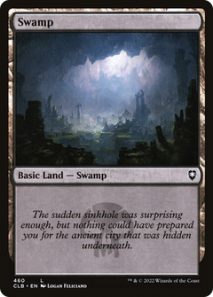 Swamp (460) (460) [Commander Legends: Battle for Baldur's Gate] foil - Deck Out Gaming