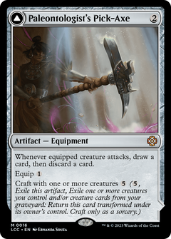 Paleontologist's Pick-Axe (16) [The Lost Caverns of Ixalan Commander] - Deck Out Gaming