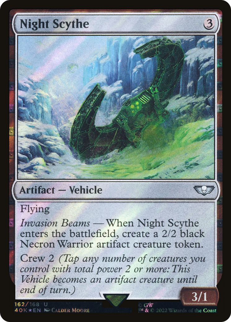 Night Scythe (Surge Foil) (162) [Warhammer 40,000 Commander] foil - Deck Out Gaming