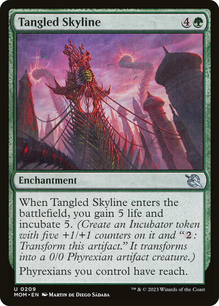 Tangled Skyline (209) [March of the Machine] foil - Deck Out Gaming