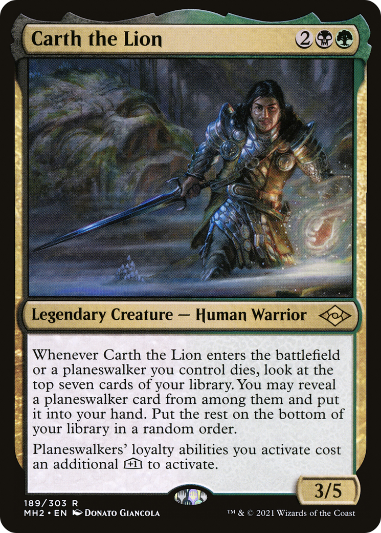 Carth the Lion (189) [Modern Horizons 2] foil - Deck Out Gaming