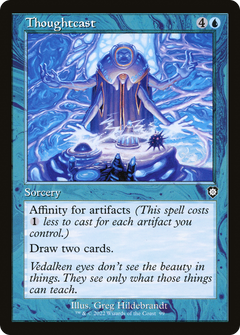 Thoughtcast (Retro Frame) (99) [The Brothers' War Commander] - Deck Out Gaming
