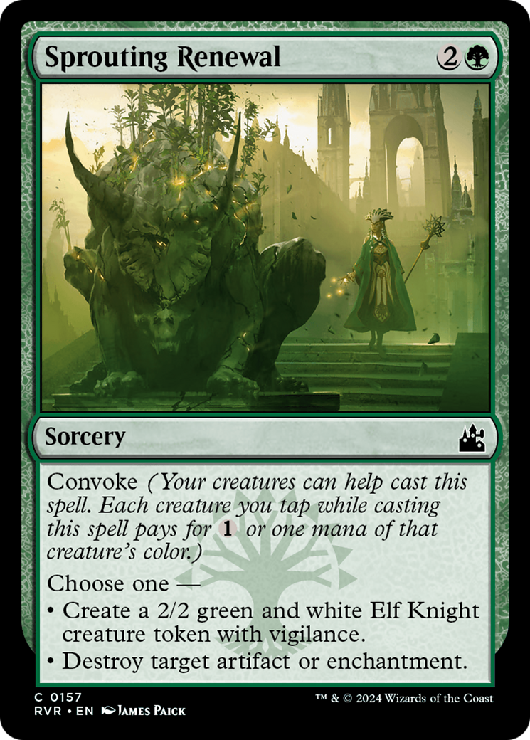 Sprouting Renewal (157) [Ravnica Remastered] - Deck Out Gaming