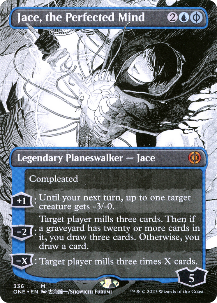 Jace, the Perfected Mind (Borderless) (336) [Phyrexia: All Will Be One] - Deck Out Gaming