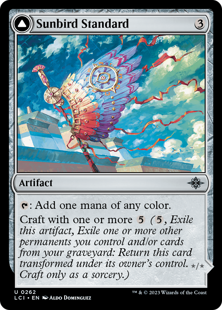 Sunbird Standard (262) [The Lost Caverns of Ixalan] - Deck Out Gaming