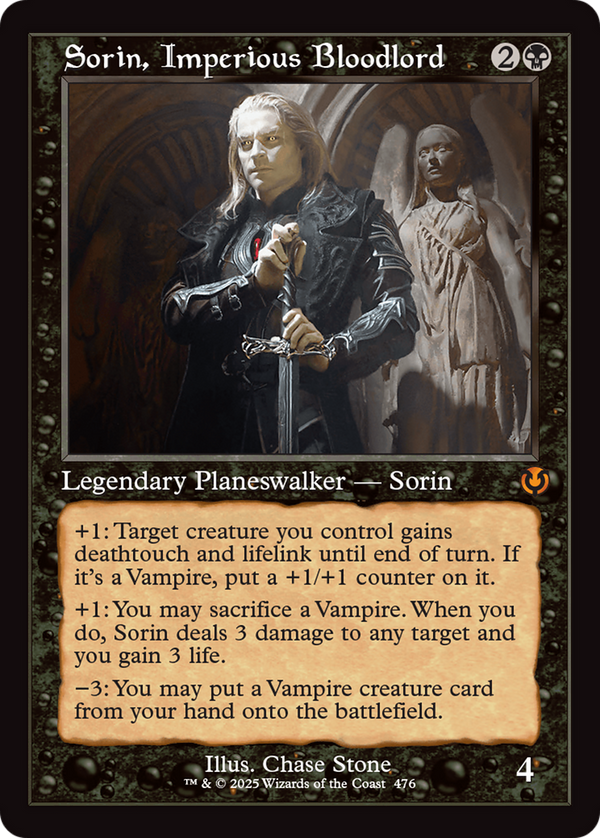 Sorin, Imperious Bloodlord (Retro Frame) (476) [Innistrad Remastered] - Deck Out Gaming