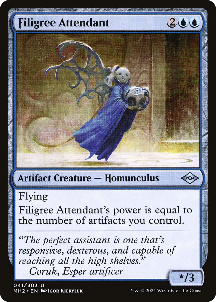 Filigree Attendant (41) [Modern Horizons 2] foil - Deck Out Gaming