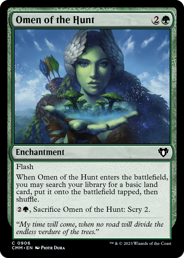 Omen of the Hunt (906) [Commander Masters] - Deck Out Gaming