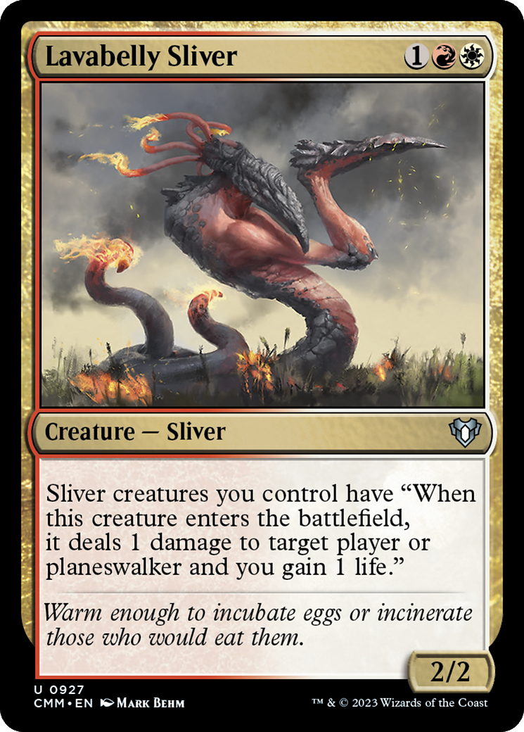 Lavabelly Sliver (927) [Commander Masters] - Deck Out Gaming