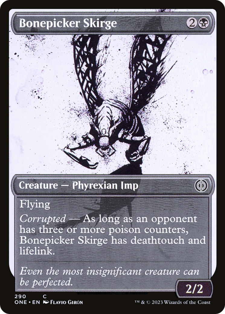 Bonepicker Skirge (Showcase) (290) [Phyrexia: All Will Be One] - Deck Out Gaming