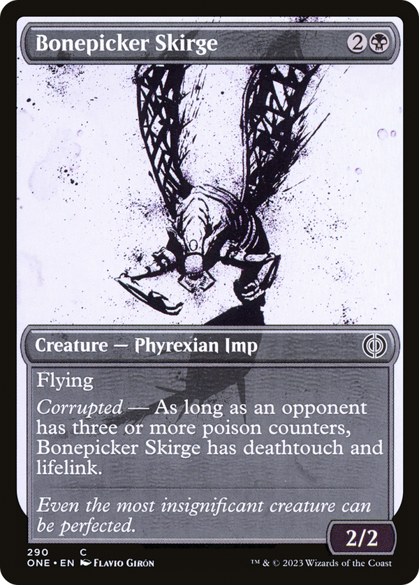 Bonepicker Skirge (Showcase) (290) [Phyrexia: All Will Be One] foil - Deck Out Gaming