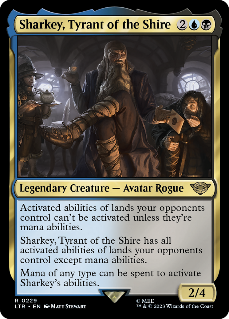 Sharkey, Tyrant of the Shire (229) [The Lord of the Rings: Tales of Middle-earth] foil - Deck Out Gaming