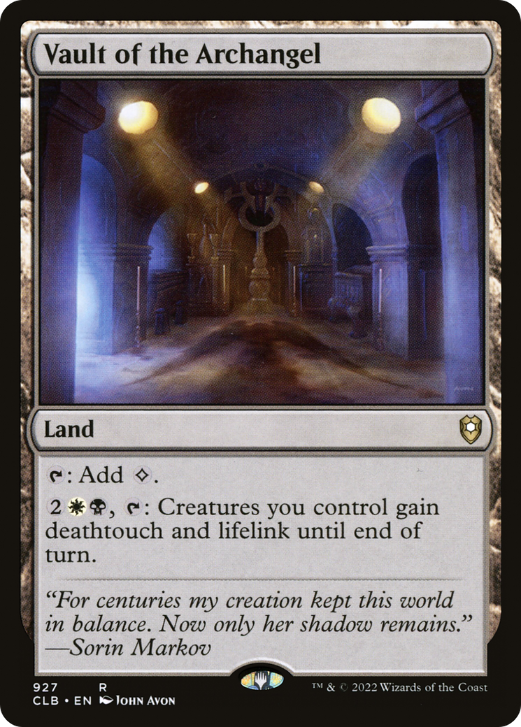 Vault of the Archangel (927) [Commander Legends: Battle for Baldur's Gate] - Deck Out Gaming