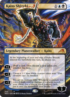 Kaito Shizuki (Borderless) (305) [Kamigawa: Neon Dynasty] foil - Deck Out Gaming