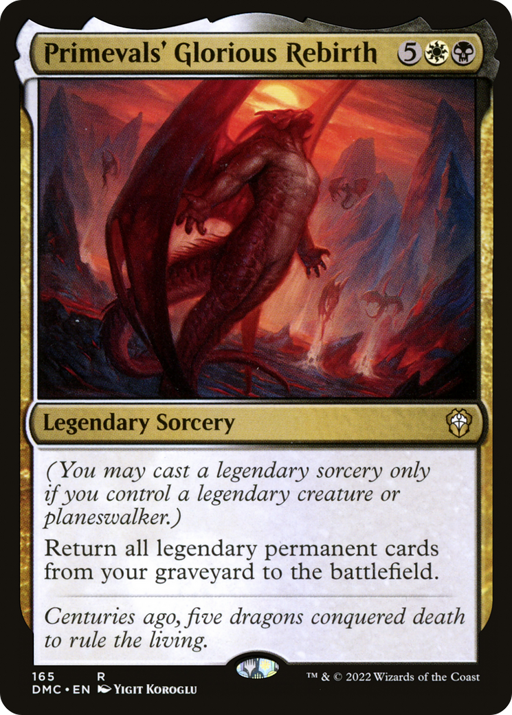 Primevals' Glorious Rebirth (165) [Commander: Dominaria United] - Deck Out Gaming
