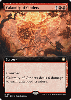 Calamity of Cinders (Extended Art) (57) [Bloomburrow Commander] - Deck Out Gaming