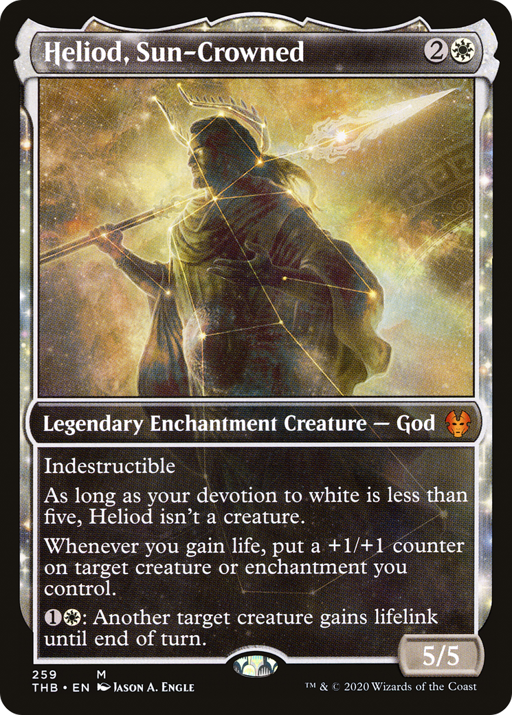 Heliod, Sun-Crowned (Showcase) (259) [Theros Beyond Death] foil - Deck Out Gaming