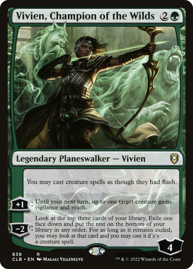 Vivien, Champion of the Wilds (838) [Commander Legends: Battle for Baldur's Gate] - Deck Out Gaming