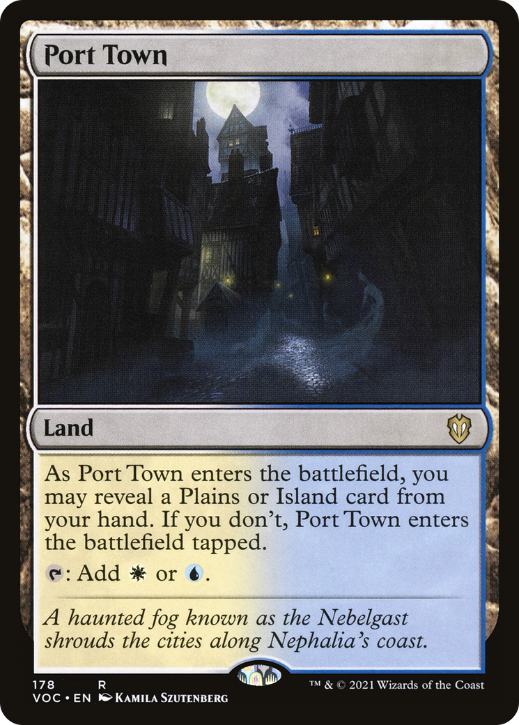 Port Town (178) [Commander: Innistrad: Crimson Vow] - Deck Out Gaming