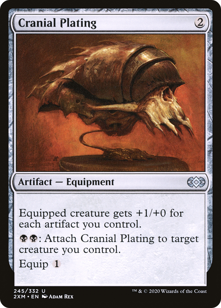 Cranial Plating (245) [Double Masters] - Deck Out Gaming