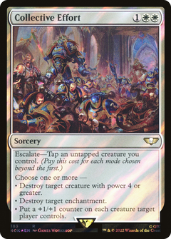 Collective Effort (Surge Foil) (183) [Warhammer 40,000 Commander] foil - Deck Out Gaming