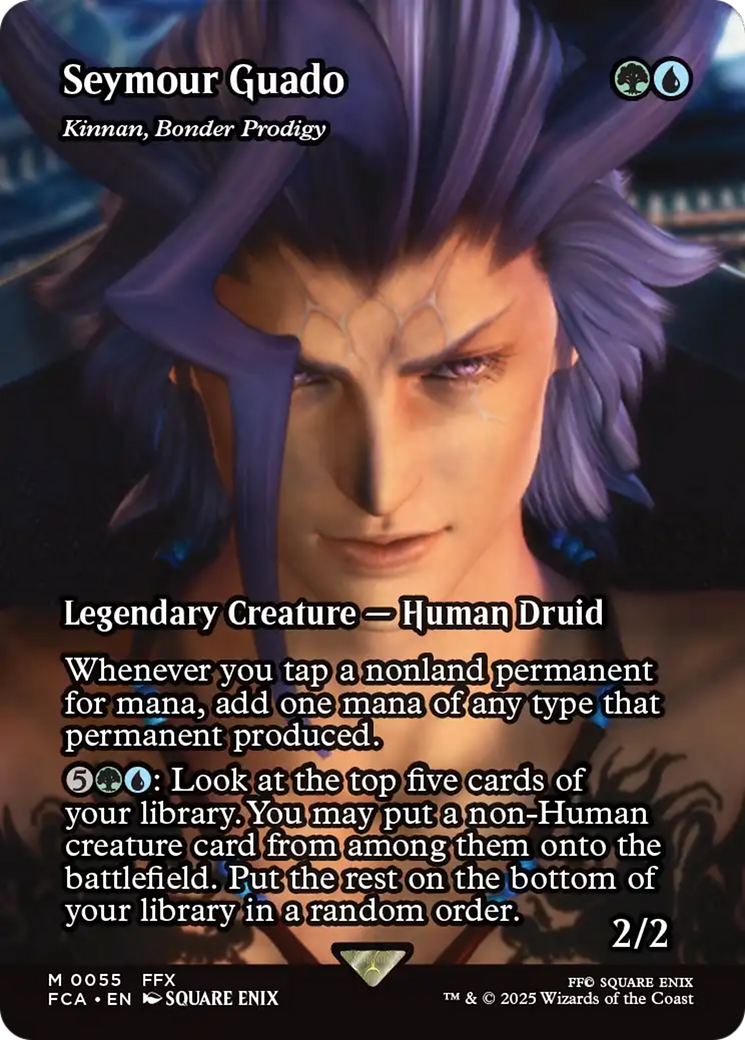 Seymour Guado - Kinnan, Bonder Prodigy (Showcase) (55) [FINAL FANTASY: Through the Ages] foil - Deck Out Gaming