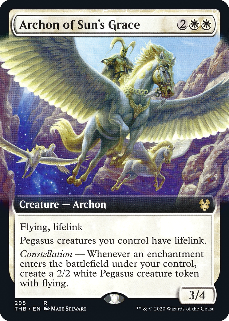 Archon of Sun's Grace (Extended Art) (298) [Theros Beyond Death] foil - Deck Out Gaming