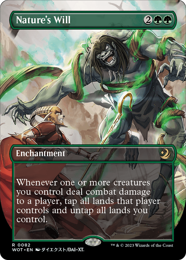 Nature's Will (Anime Borderless) (82) [Wilds of Eldraine: Enchanting Tales] - Deck Out Gaming